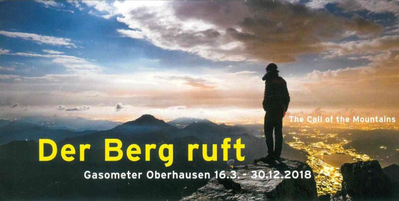 Flyer "gasometer der berg ruft"