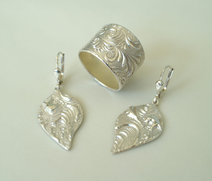 silver clay set farbe