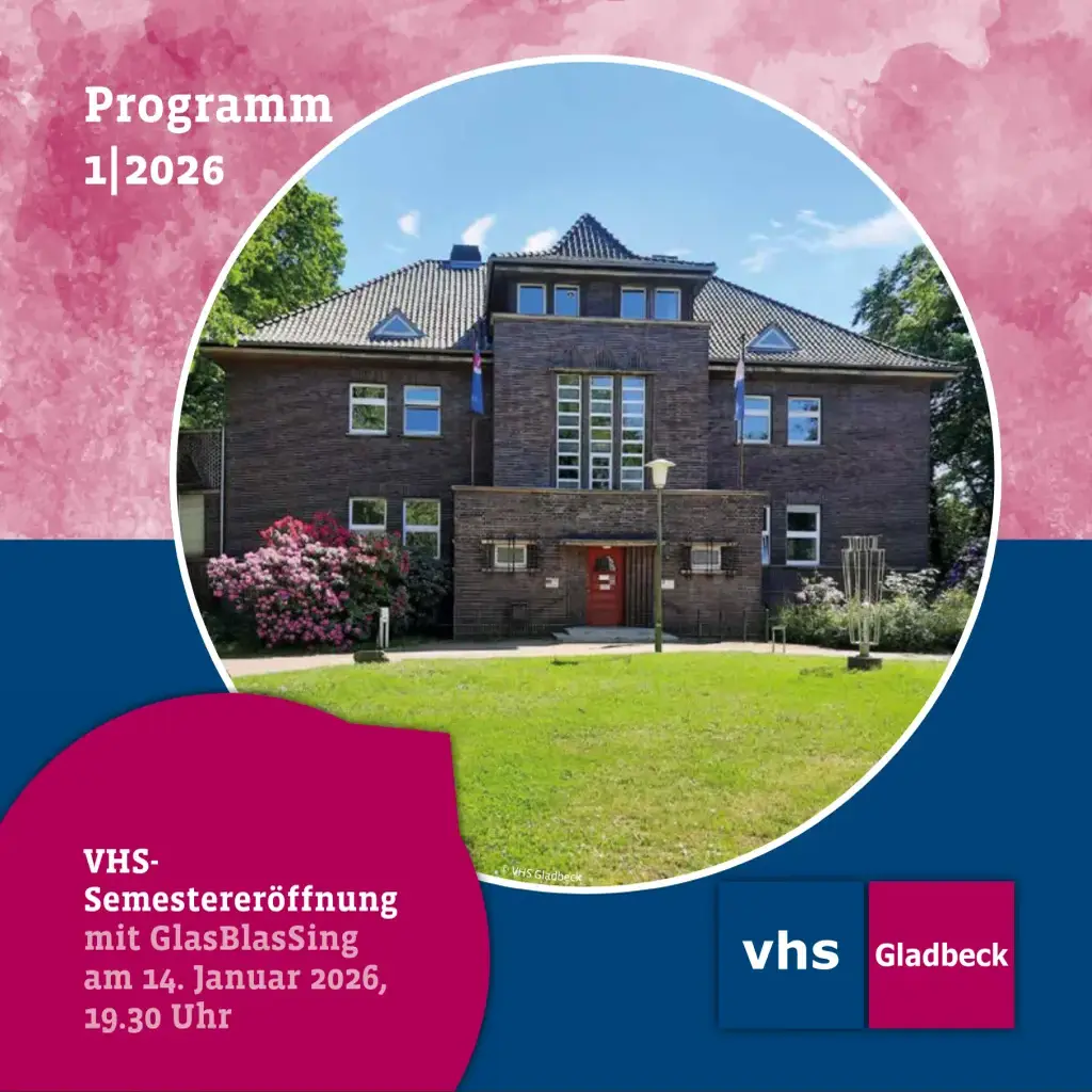 Titelbild des VHS Programm im ersten Semester 2026
