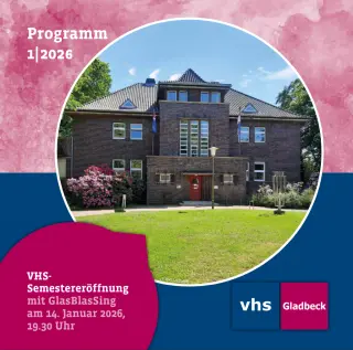 Titelbild Programmheft 2/2025 VHS Gladbeck