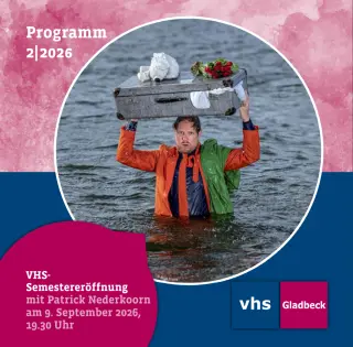 Titelbild Programmheft 2/2026 VHS Gladbeck